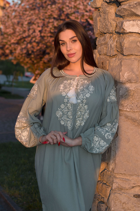 5564 Сукня вишита