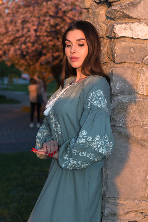 5564 Сукня вишита